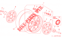 Front wheel for Aprilia Dorsoduro 2015
