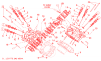 Cylinder head   valves for Aprilia Dorsoduro ABS 2016