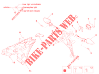TAIL LIGHTS for Aprilia RSV4 1000 RR Euro 4 ABS 2019