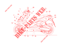 STICKERS BODY 50 aprilia-motorcycle SR 2019 19