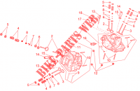 Cylinder head   valves for Aprilia NA Mana GT 2015