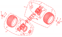 Rear wheel for Aprilia Quasar 2003