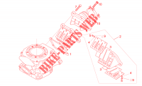Carburettor flange for Aprilia RS 125 2001