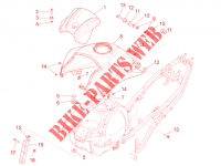 Tank cover for Aprilia RS4 125 4T 2014