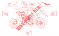 Decal and plate set for Aprilia RSV 1000 1998