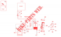 Fuel vapour recover system for Aprilia RSV4 1000 RR 2015