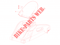 Rear mudguard for Aprilia RSV4 1000 RR 2015