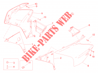 Side fairing for Aprilia RSV4 1000 RR Racer Pack 2015