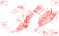 Exhaust unit for Aprilia Shiver 2015