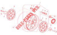 Front wheel for Aprilia Shiver 2014
