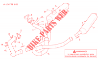 Exhaust pipe for Aprilia SL Falco 2000