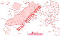 Rear body    Undersaddle for Aprilia SL Falco 2000