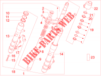 Fork/steering tube   Steering bearing unit for Aprilia SR MAX 2013