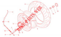 Rear wheel   drum brake for Aprilia SR AIR 1997