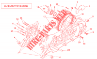 Crank case (Carburettor) for Aprilia SR H2O (Ditech+Carb.) 2001