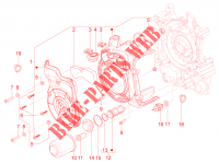 Flywheel magneto cover   Oil filter for Aprilia SR Motard 4T E3 2014