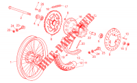Rear wheel for Aprilia RX 2016