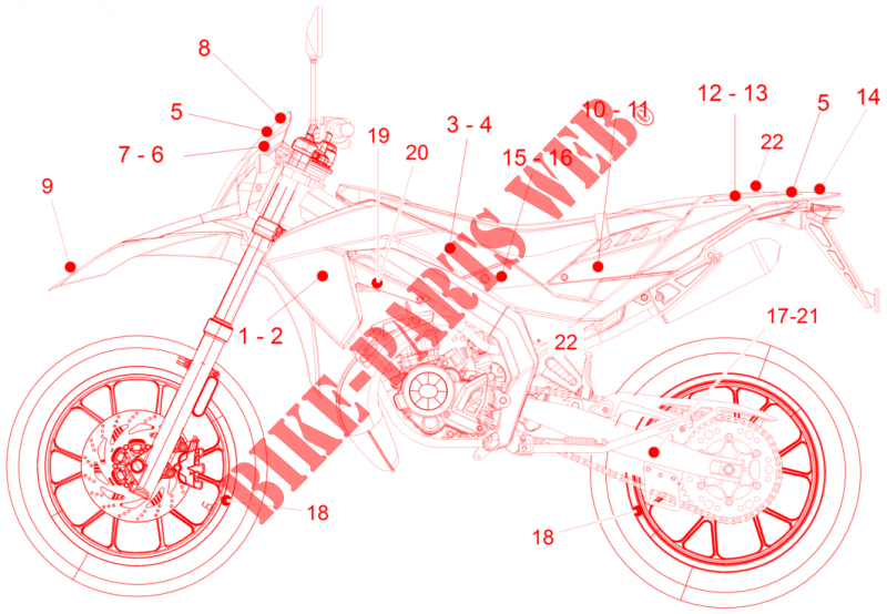 Decal for Aprilia SX Limited Edition 2015